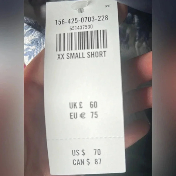 Tailored Linen-Blend Wide Leg Pants Abercrombie and Fitch size XXS SHORT - Picture 5 of 5